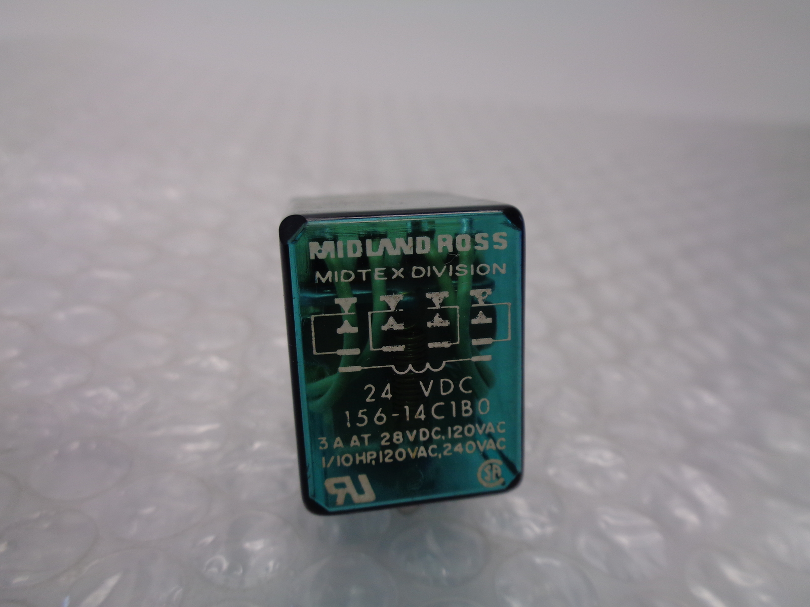 MIDLANDS ROSS 156-14C1B0 RELAY 24V UNMP