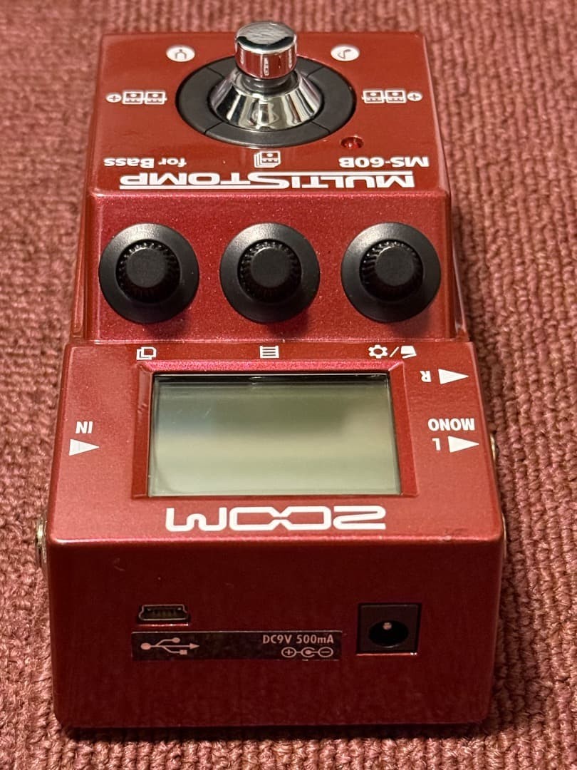 Zoom MS-60B MultiStomp Bass Effects Pedal Multi-Effect Used