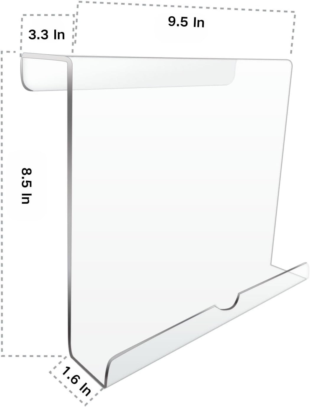 Treadmill Tablet Holder Exercise Bike Reading Stand Acrylic Book Clear Magazines