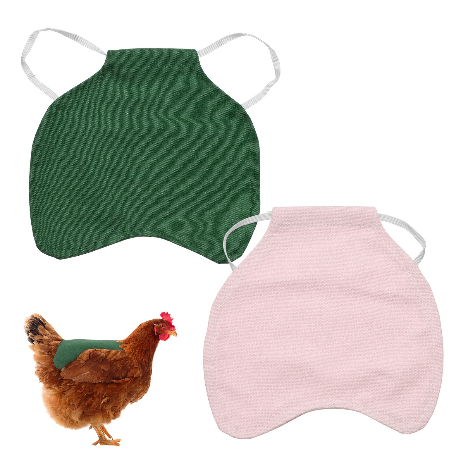 2-Pack Chicken Saddle, Chicken Apron Hens Back Protector [Mixing 2 Styles J]