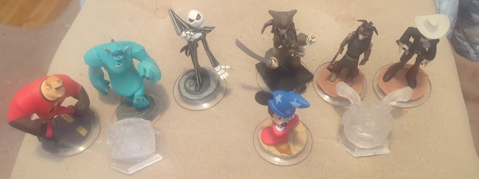 LOT OF 9 DISNEY  INFINITY FIGURES = ACTION ADVENTURE SANDBOX  TOYS-TO-LIFE