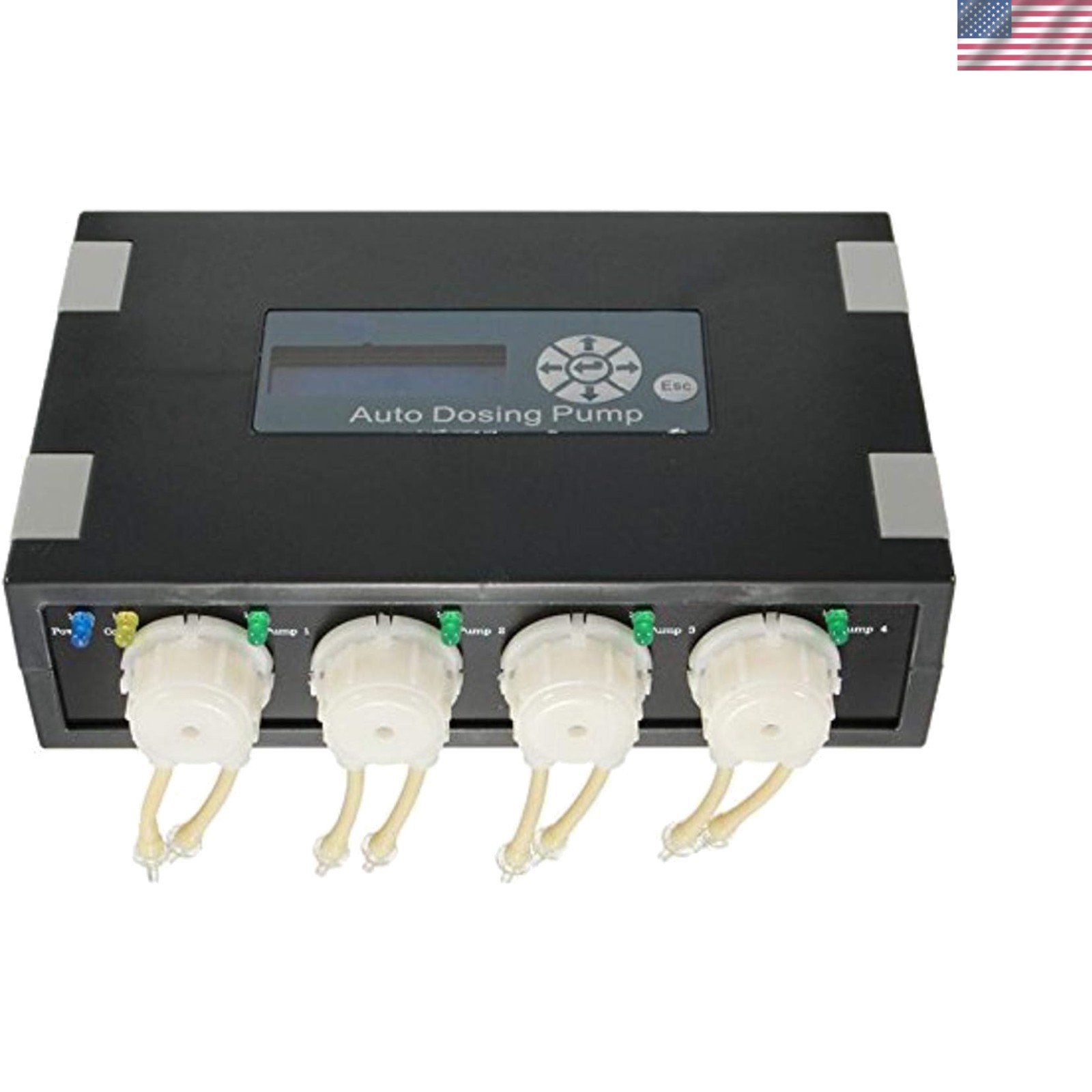 Compact Black Aquarium Dosing Pump: Precision Dosing for Optimal Tank Health