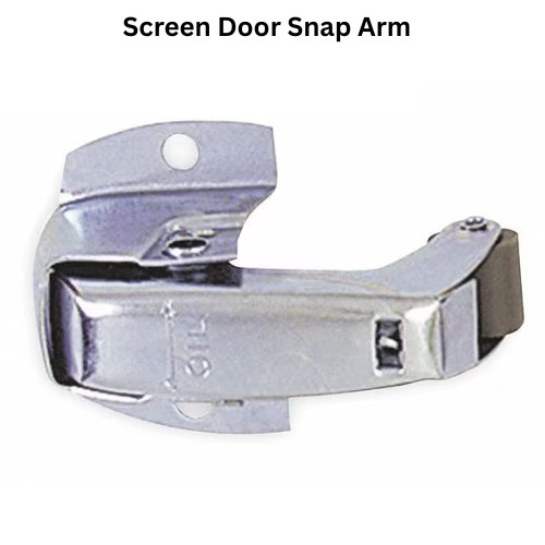 Screen Door Snap Arm Catch Spring Latch Holder Steel Zinc Plated Roller Action