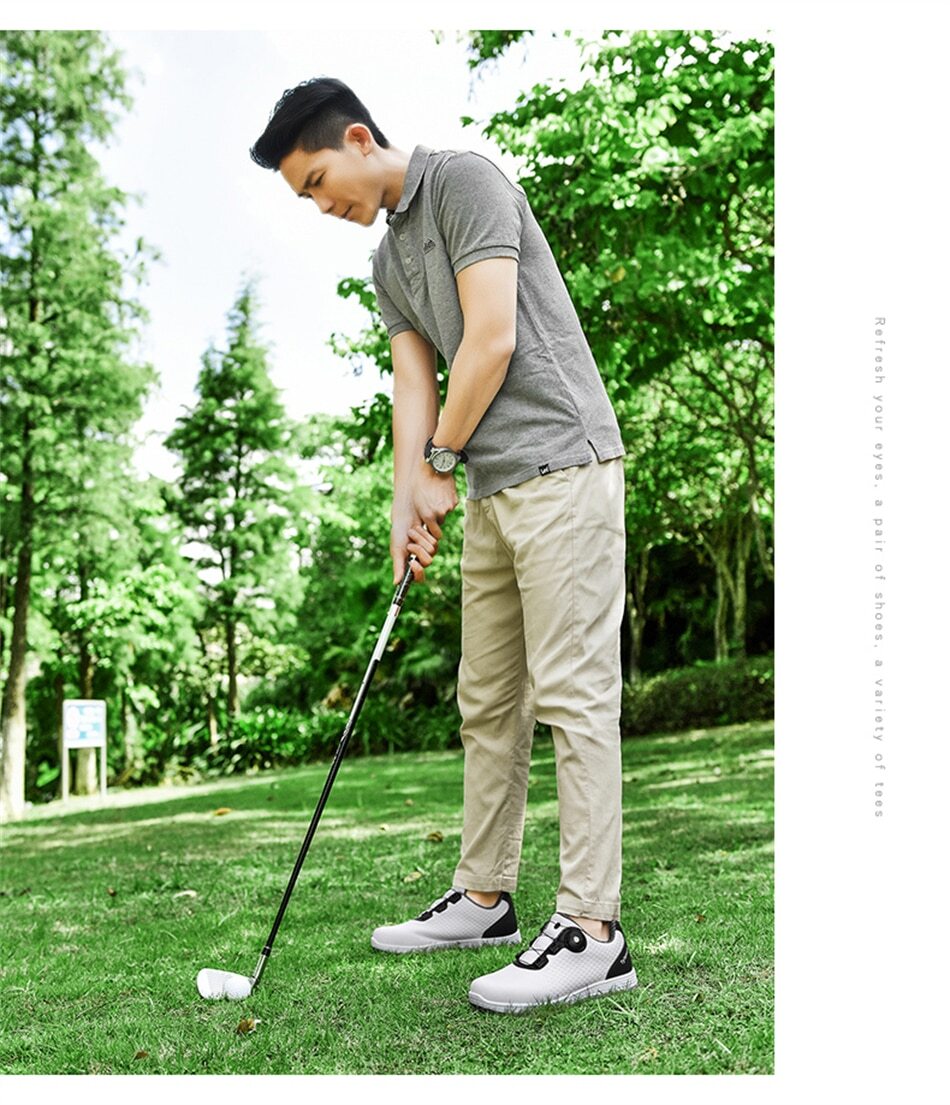 Professional Golf Shoes Outdoor Waterproof Golf Sneakers Non-Slip Walking Shoes