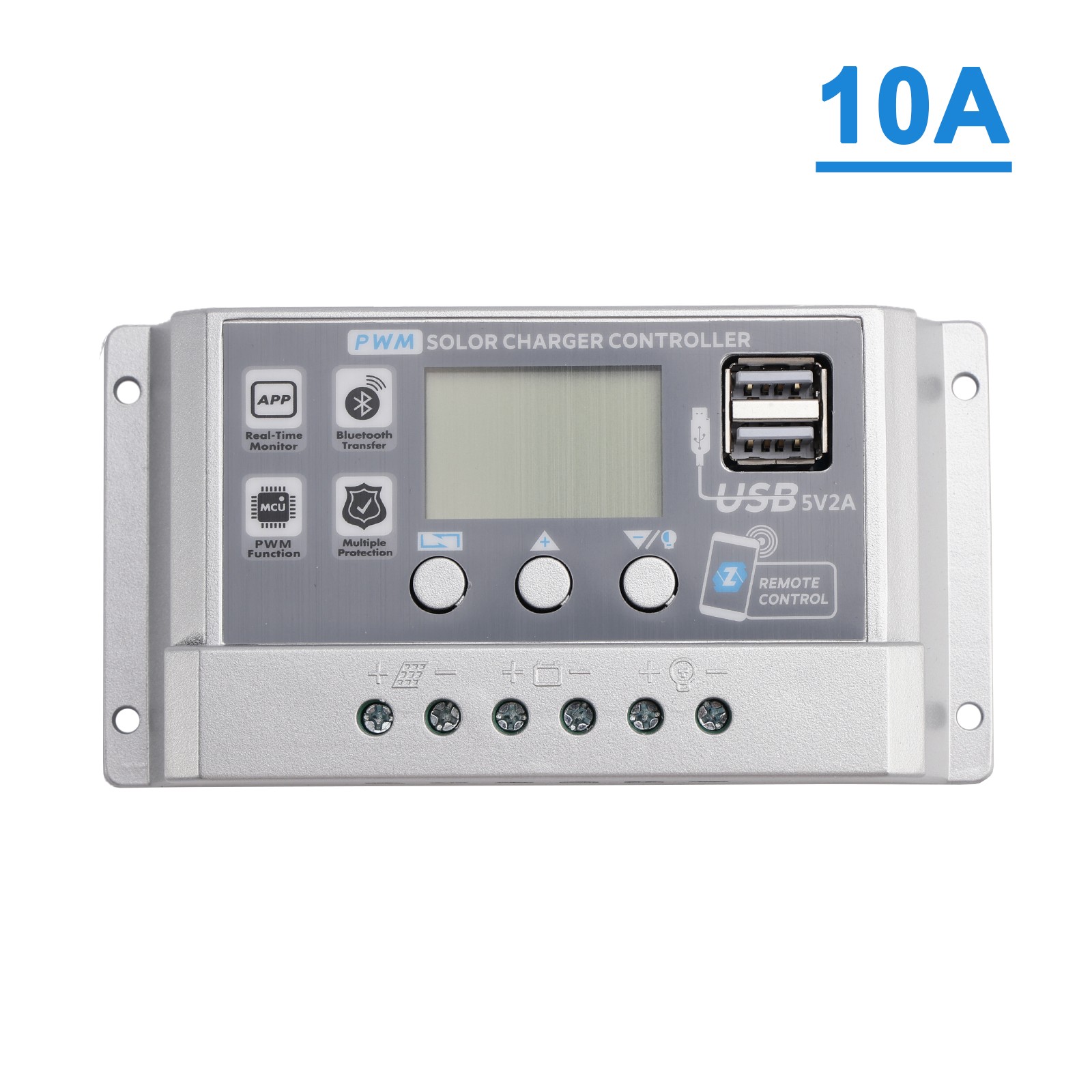 60A PWM Solar Controller Mobile APP Intelligent Control 12V 24V Solar Controller