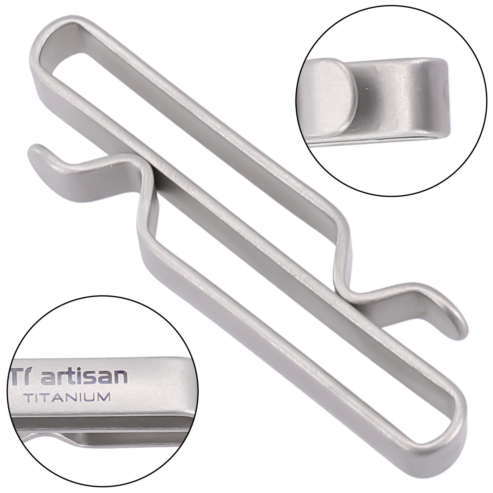 Practical Titanium Keychain Key Ring Holder Rust Resistant and Sturdy Material