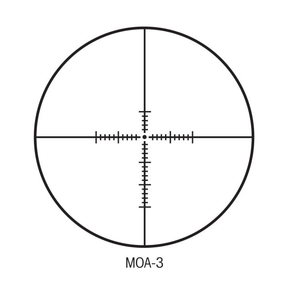 Sightron S-TAC 3-16X42 MOA-3 Target Scope, Illuminated Reticle (26013): NEW