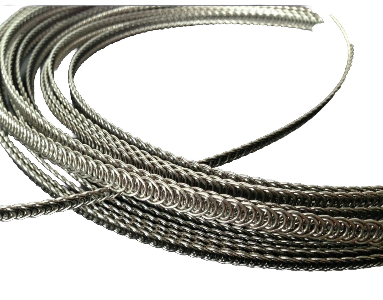 Spiral wire boning metal steel 1/4" for corset wedding dresses + tips made in US