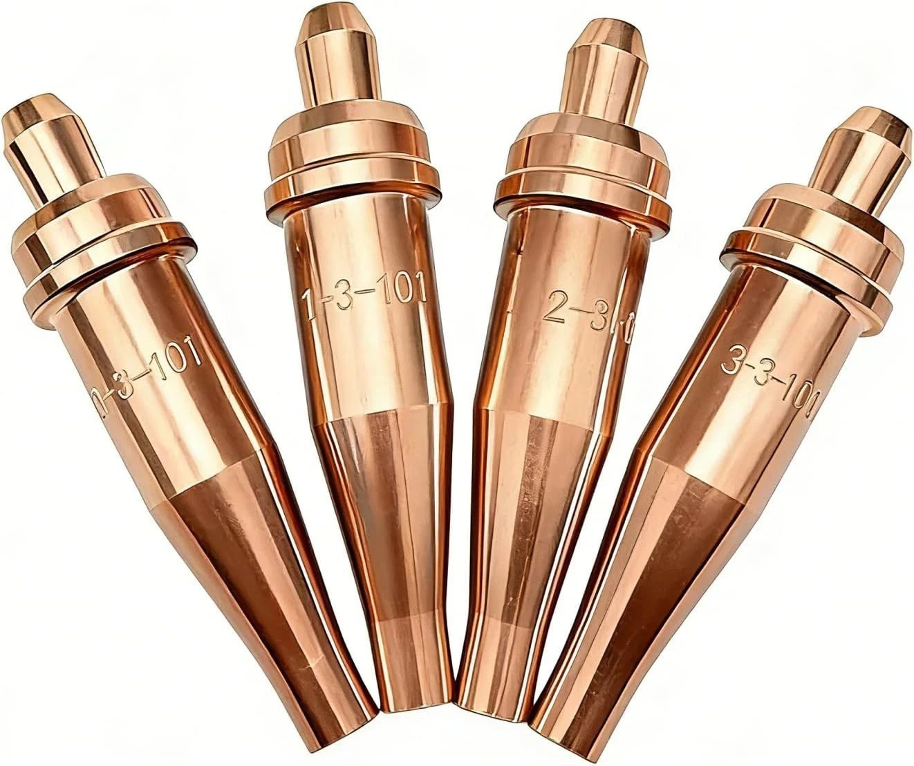 0-3-101,1-3-101,2-3-101,3-3-101 Acetylene Cutting Torch Tips,Fit Victor Style,Pa