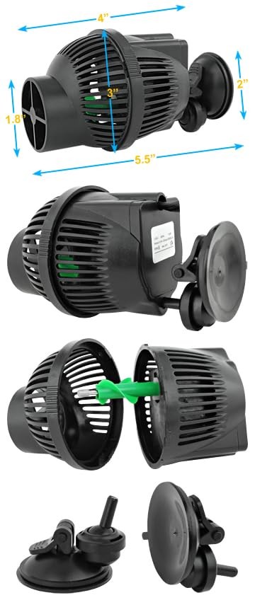 JVP-102 Aquarium Wave Maker 1300 GPH