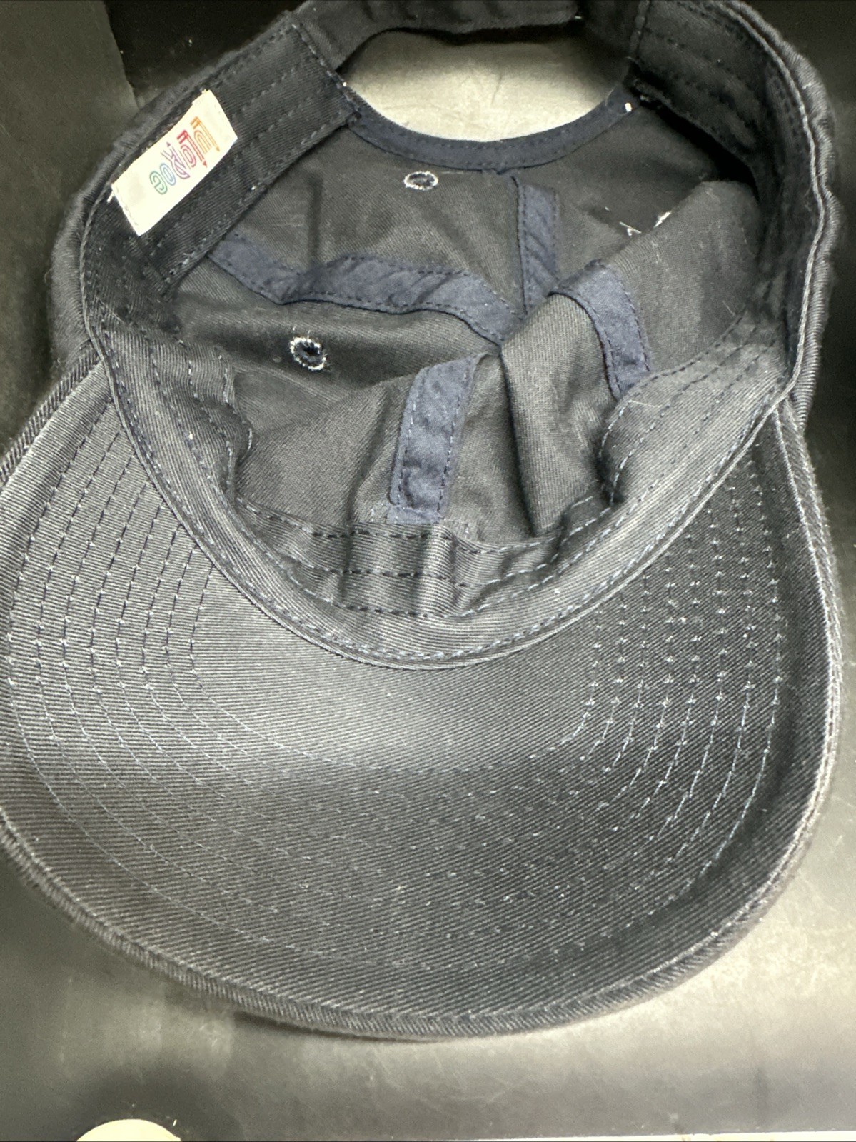 Lularoe Hat Blue Rainbow Strapback Adjustable OSFA Womens Cap