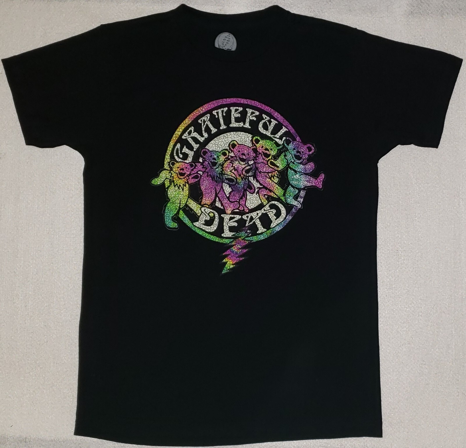 GRATEFUL DEAD Size Medium Black T-Shirt