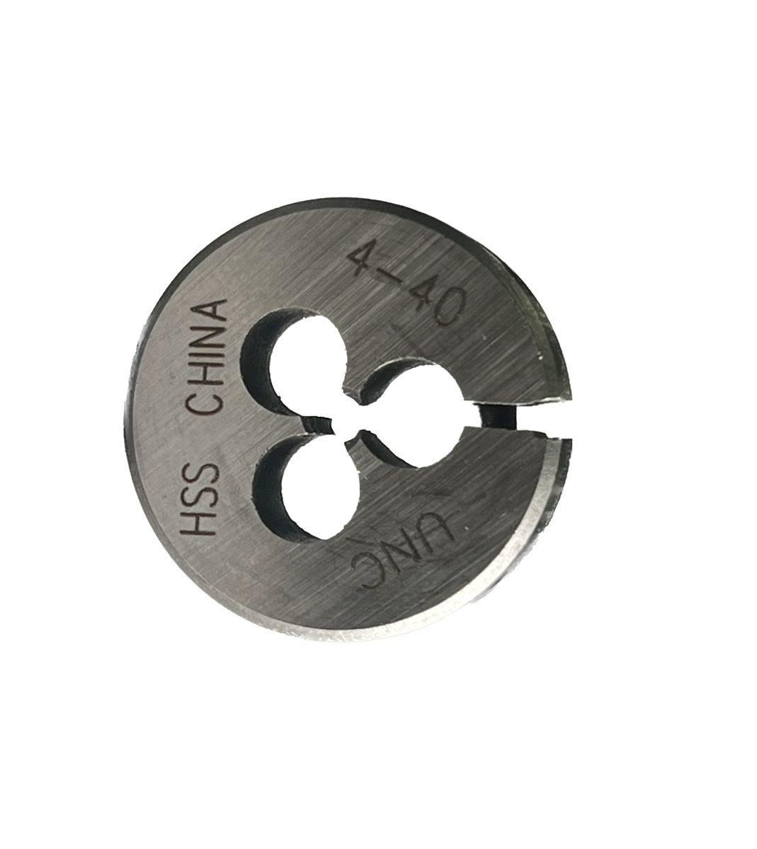 4-40 X 13/16 OD ADJUSTABLE ROUND SPLIT DIE (1016-1014)