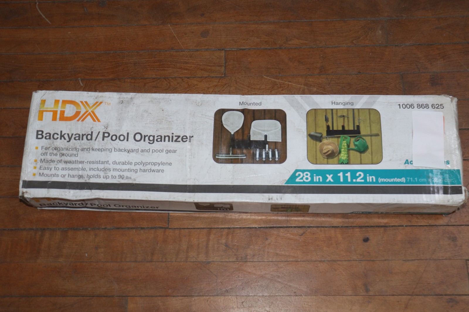 HDX Wall Mounted Hanging Tool Organizer Polypropylene Hold Up To 90Lbs