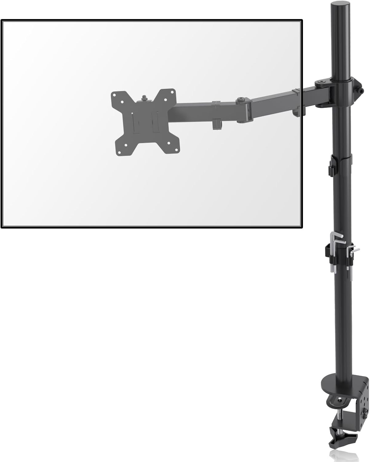 Single Monitor Arm Desk Mount Fully Adjustable Monitor Stand for 1 / One Screen