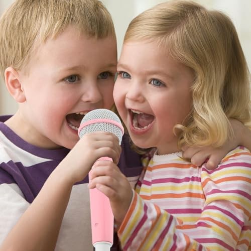 Wired Microphone, Wired Dynamic Microphone 3.5mm Jack Lightweight No Pink