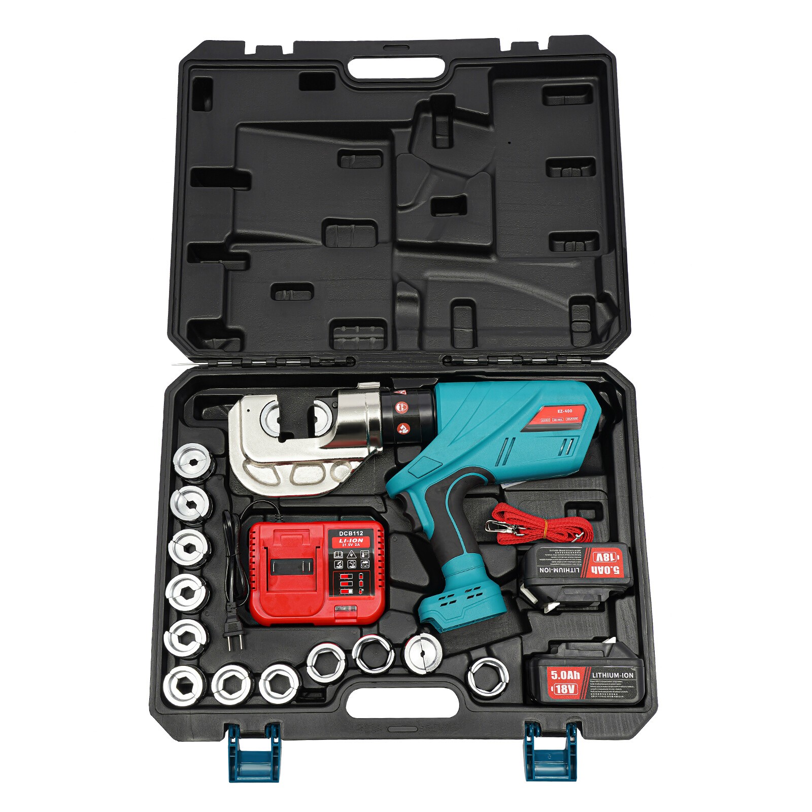 Electric Hydraulic Plier Rechargeable Battery Powered Crimping Tool 18V 10-400m㎡