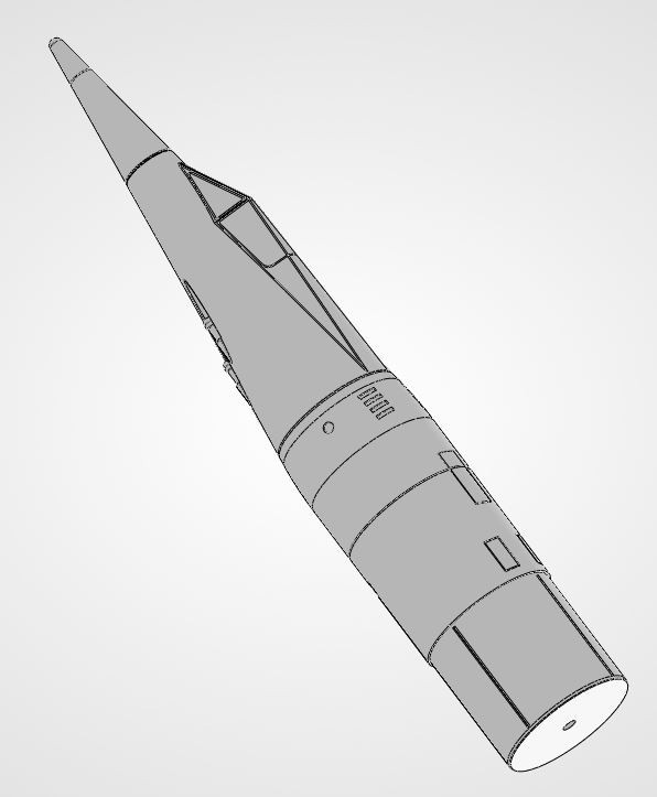 Estes Interceptor Parts Set for BT-80 Body Tube Flying Model Rocket