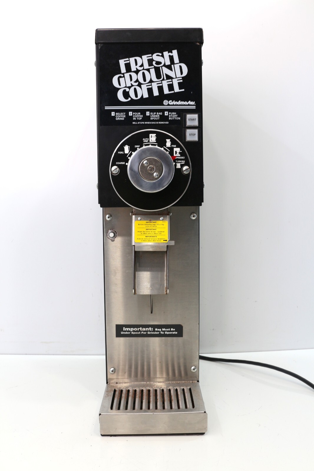Grindmaster-Cecilware 890BS 3 lb. Hopper Heavy Duty Black Retail Coffee Grinder