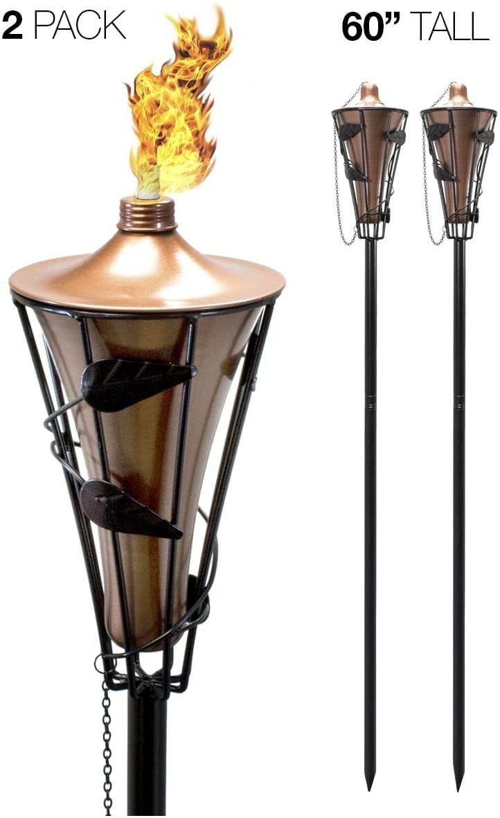 Sorbus Matney refillable metal torches (4 Pack)
