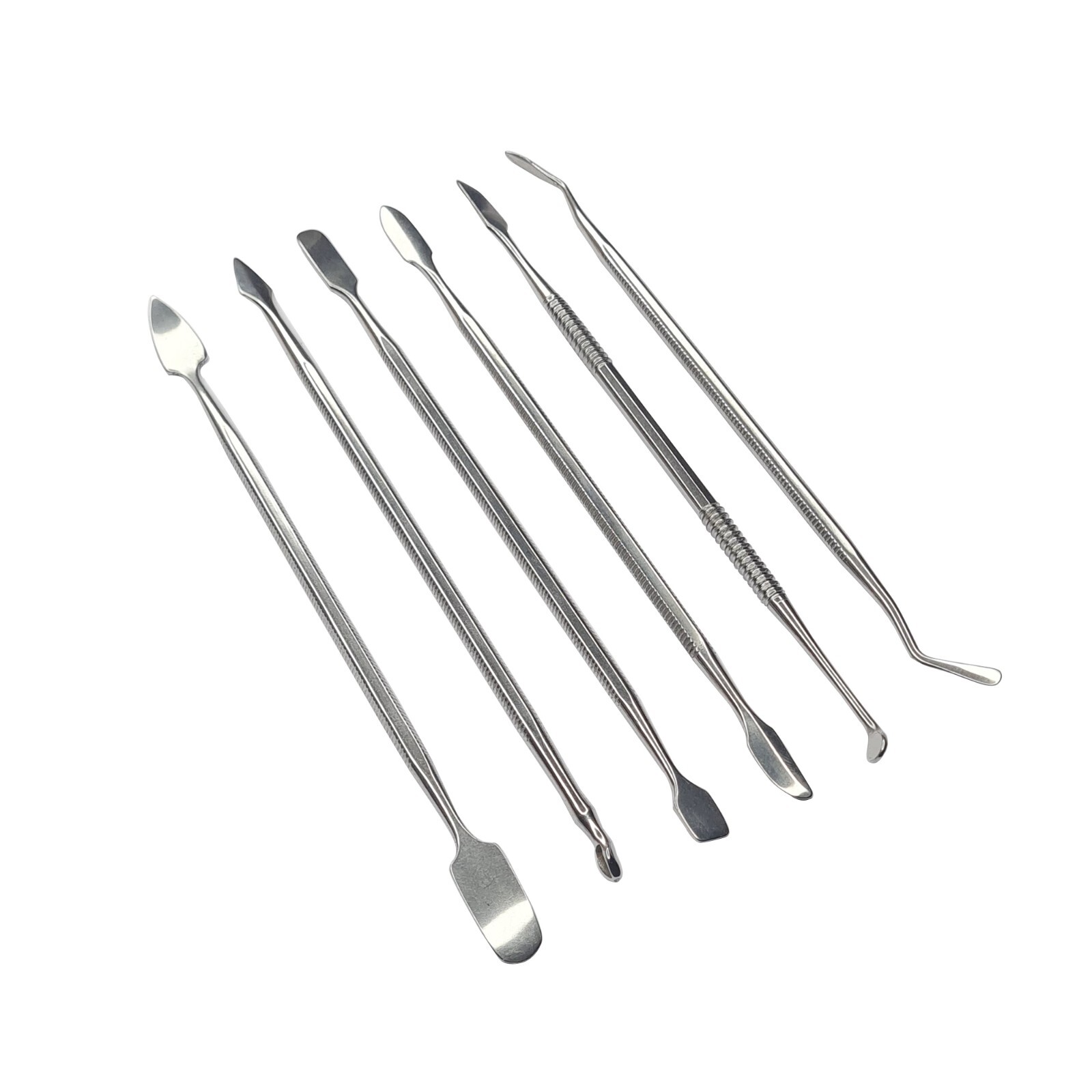 6 Piece Double-Ended Wax Carver and Spatula Set Jewelry Making Carving Tool