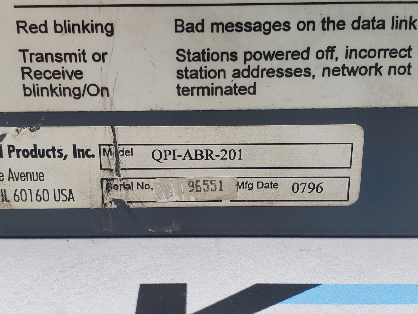 Total Control QPI-ABR-201 Panel Interface Module