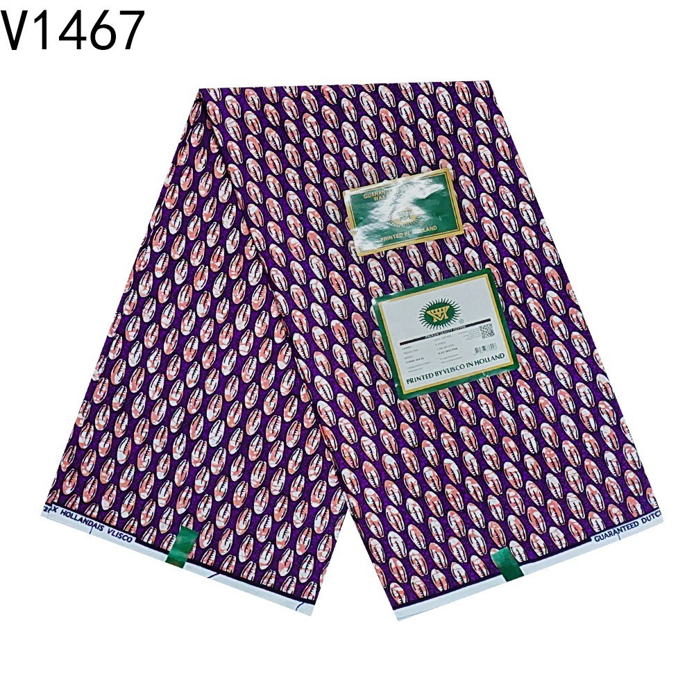 6 Yards Of Ankara Wax Print With High Quality Wax Dutch Holland  Velisco...