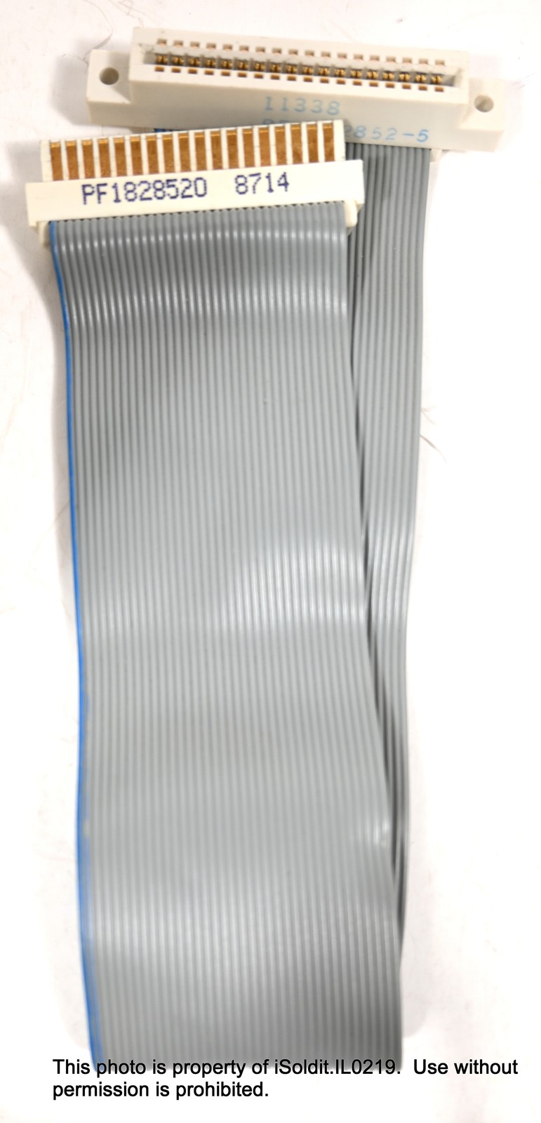 Vntg KEL-AM Card Edge to Ribbon Connectors PF18-2852-0 Male & RF18-2852-5 Female