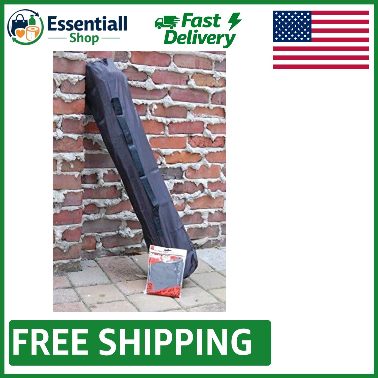 Lightweight Polyester Camping Chair Replacement Bag - 36" Length, Solid Black