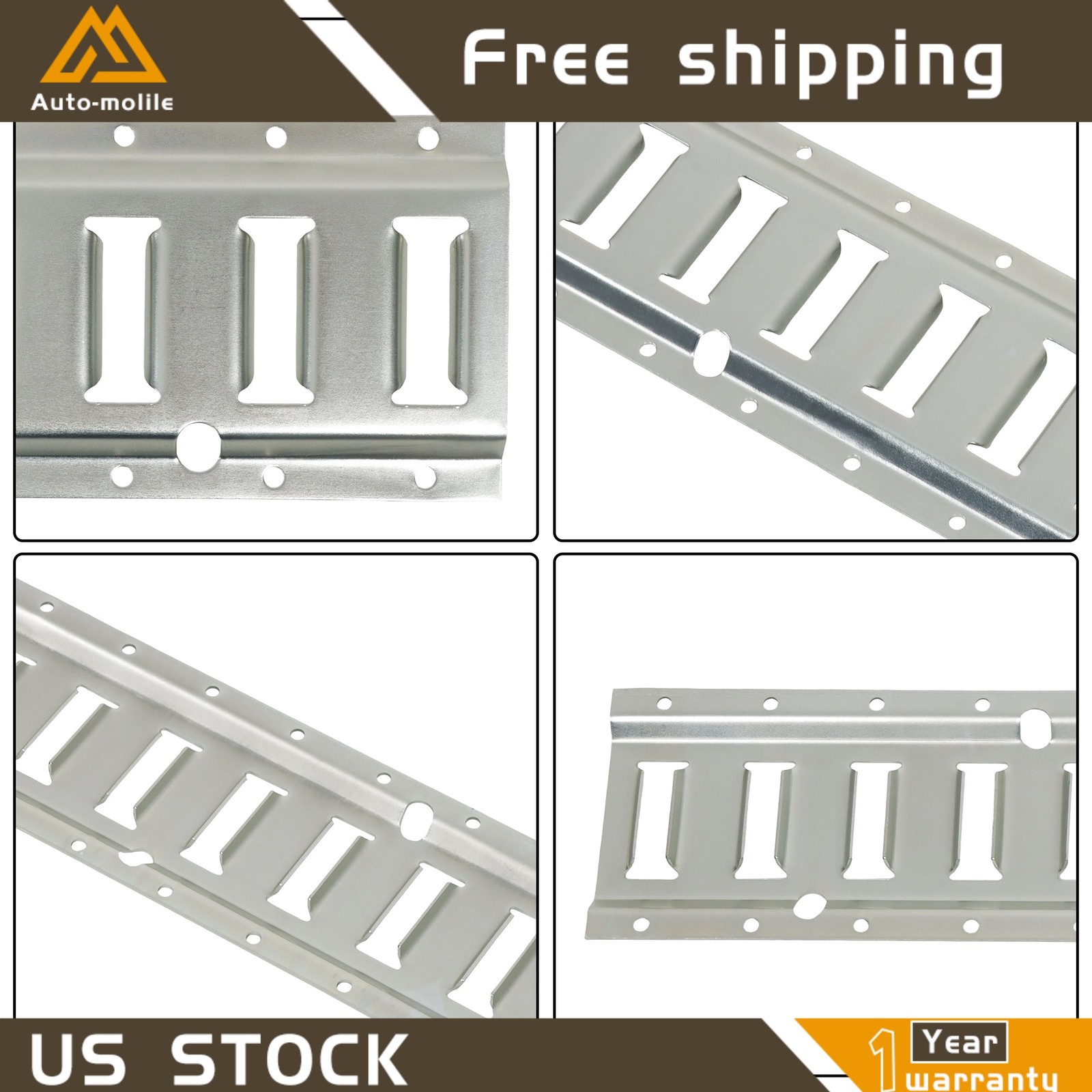 8' E Track Tie Down Rail System Multi Purpose High Quality For Van Truck 28 Pack