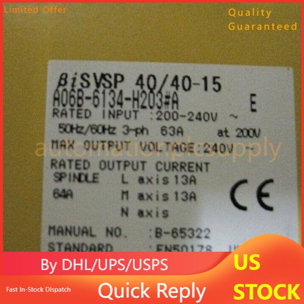 New Fanuc A06B-6134-H203#A Servo Driver Amplifier New With Fast Ship US Free TAX