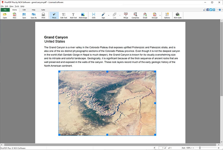 PicoPDF NCH Software , Edit PDF Home Edition