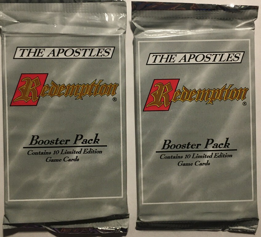 Cactus Games - Redemption CCG, The Apostles Booster Pack (x2) *NEW*