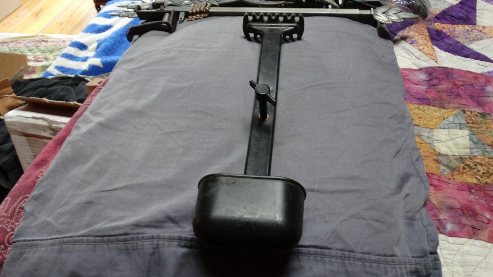 unmarked Bow Quiver Holds 4 Carbon, Aluminum or Fiberglass Arrows