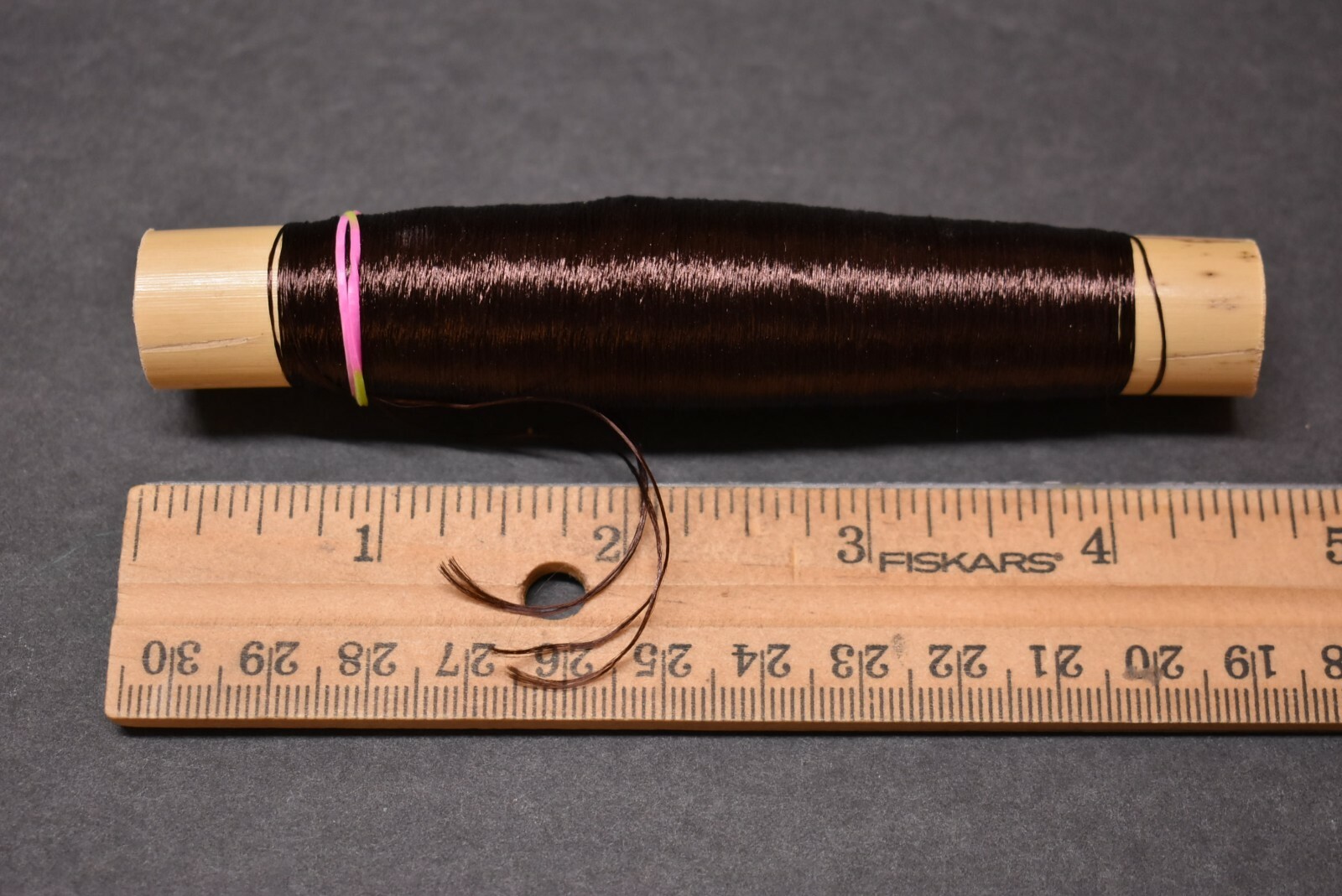 Gorgeous Moroccan Bulk DK CHOCOLATE BROWN Silk Floss Spool (50+ Yards) Fly Tying
