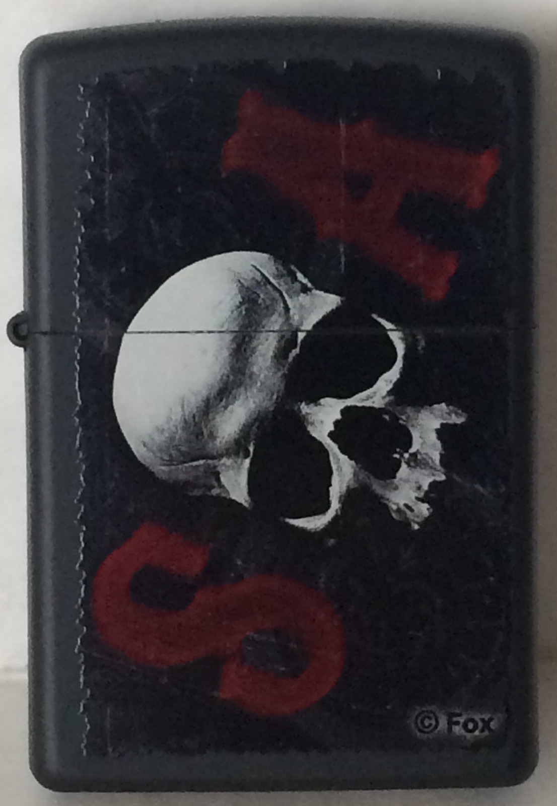Zippo Sons Of Anarchy Black Matte SOA Skull Lighter, 46852, New In Box