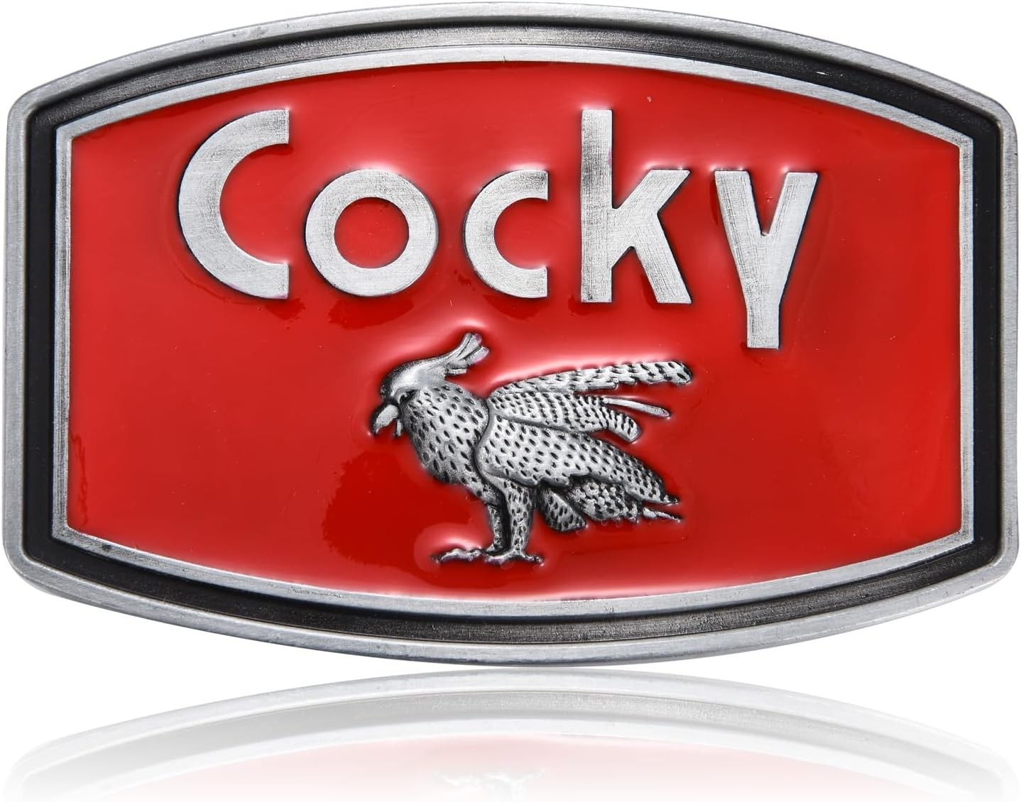 Cocky Belt Buckle Animal Rooster Buckles Men Women Rectangle Western...