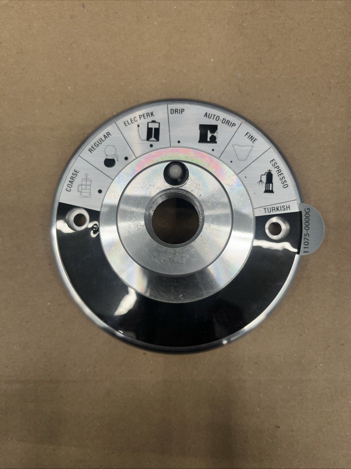 Bunn 11066.0000 Dial Plate with Detent Decal New.