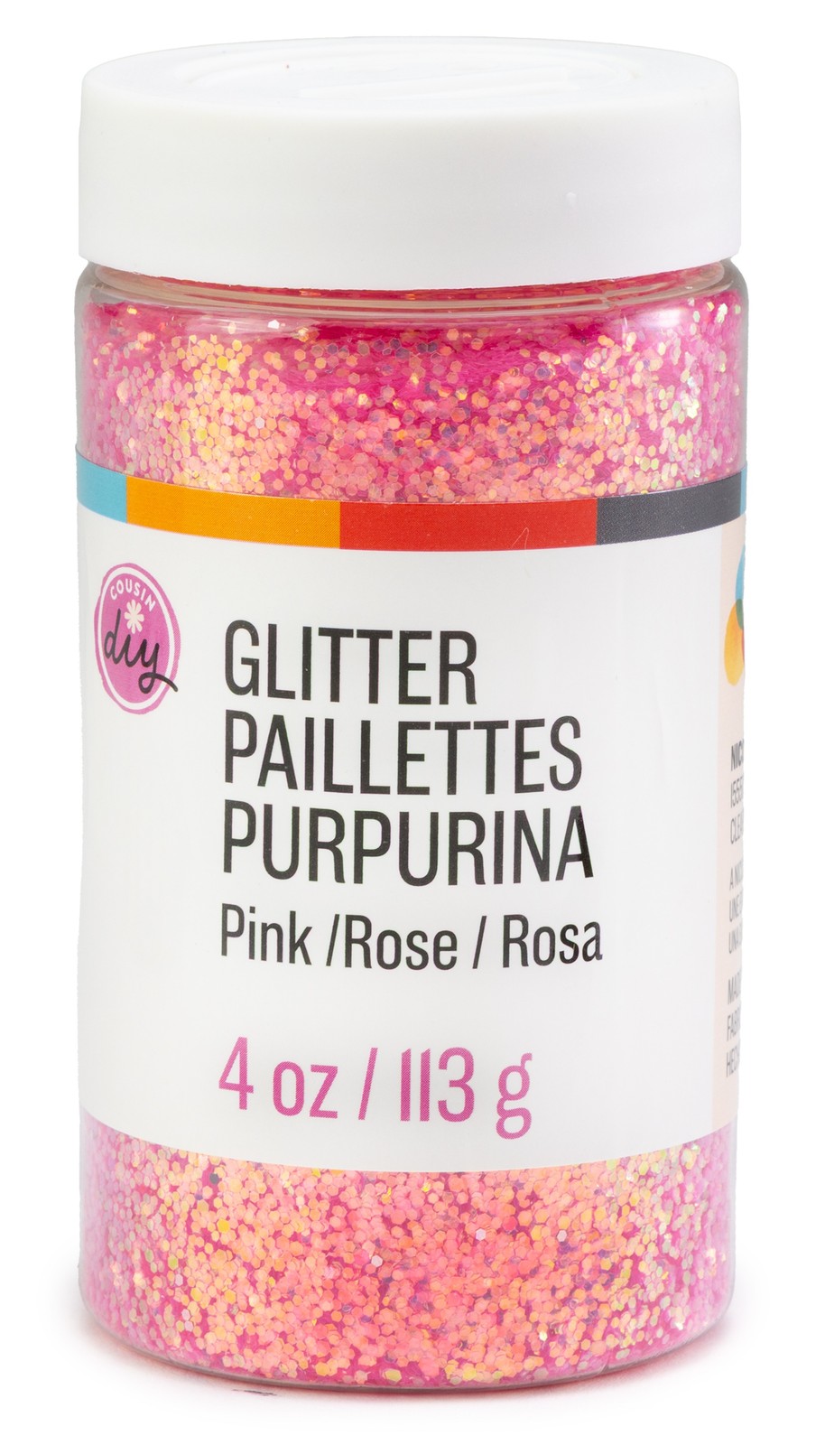 CousinDIY Glitter 4oz-Pink