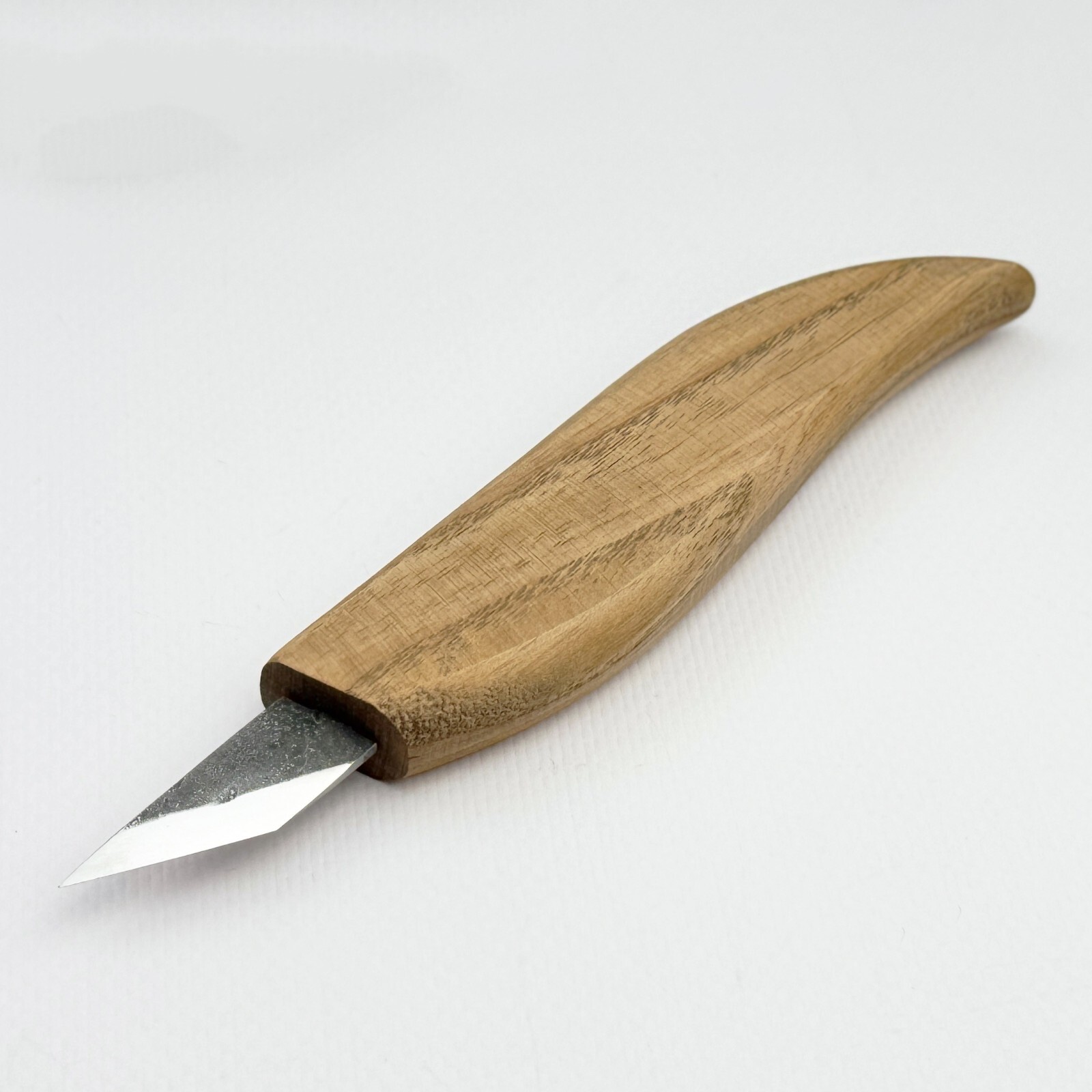 Detail Carving Knife – Hand-Forged 52100 Steel, Ash Handle, Precision Tool