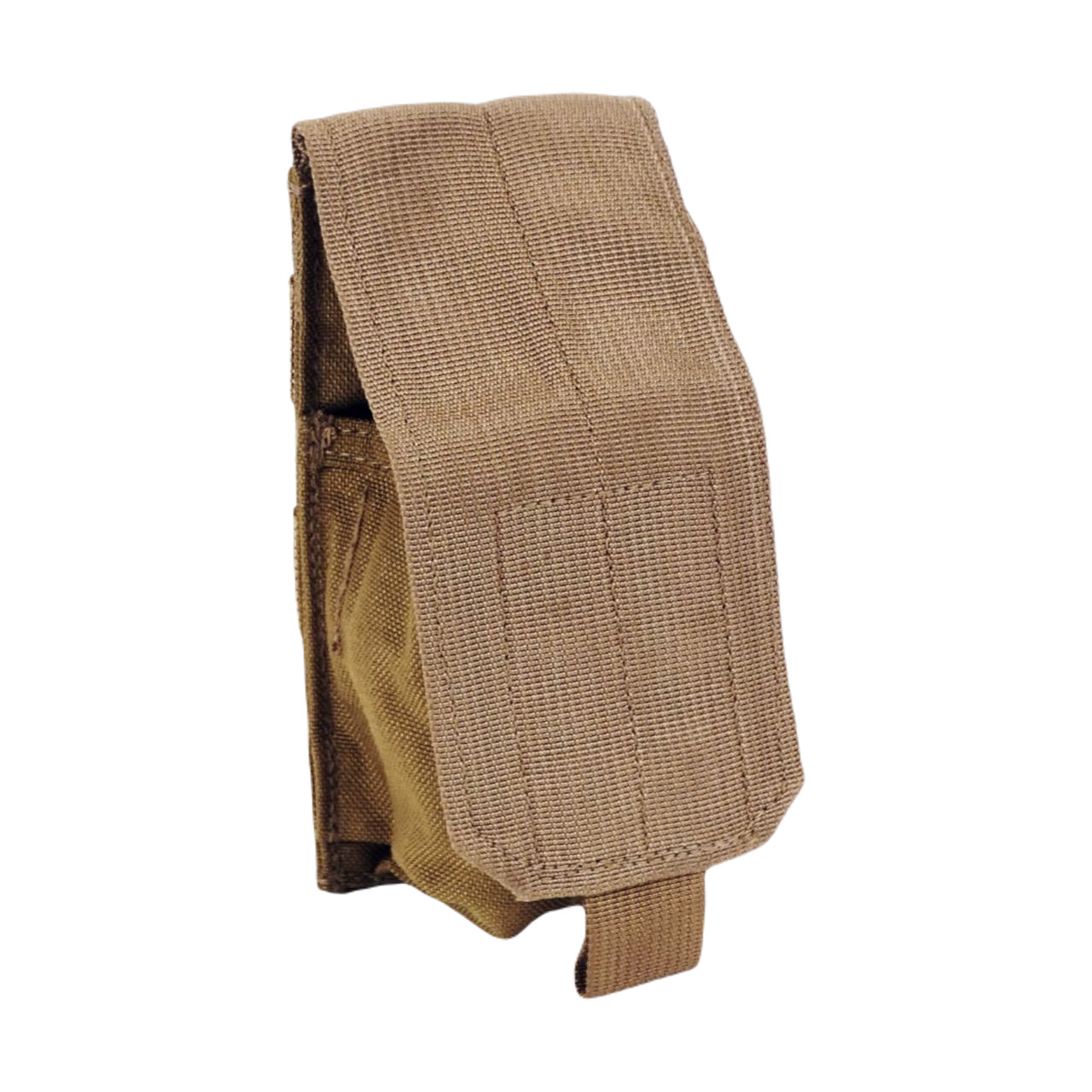 GI USMC Smoke Grenade Pouch, Genuine Military Issue, Coyote Brown MOLLE, 2 Pack