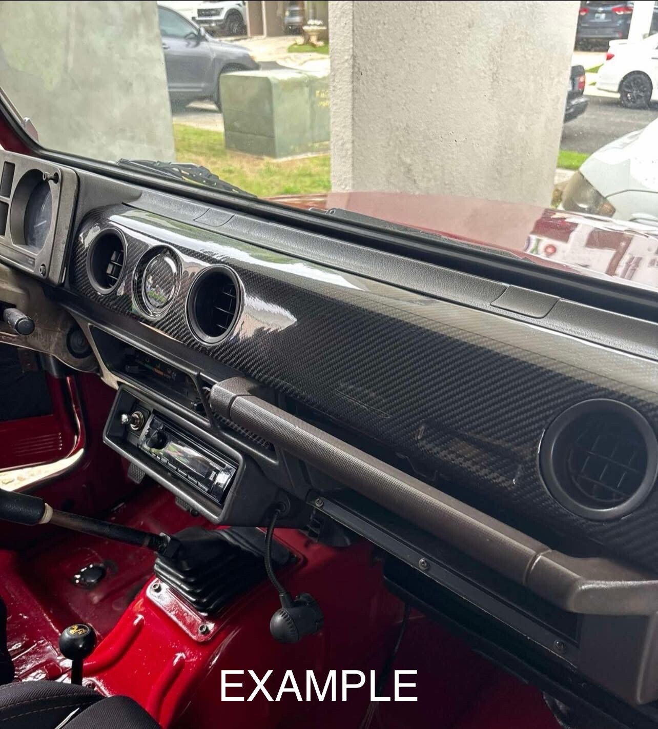 Carbon fiber part for Suzuki Samurai ( Dash part )