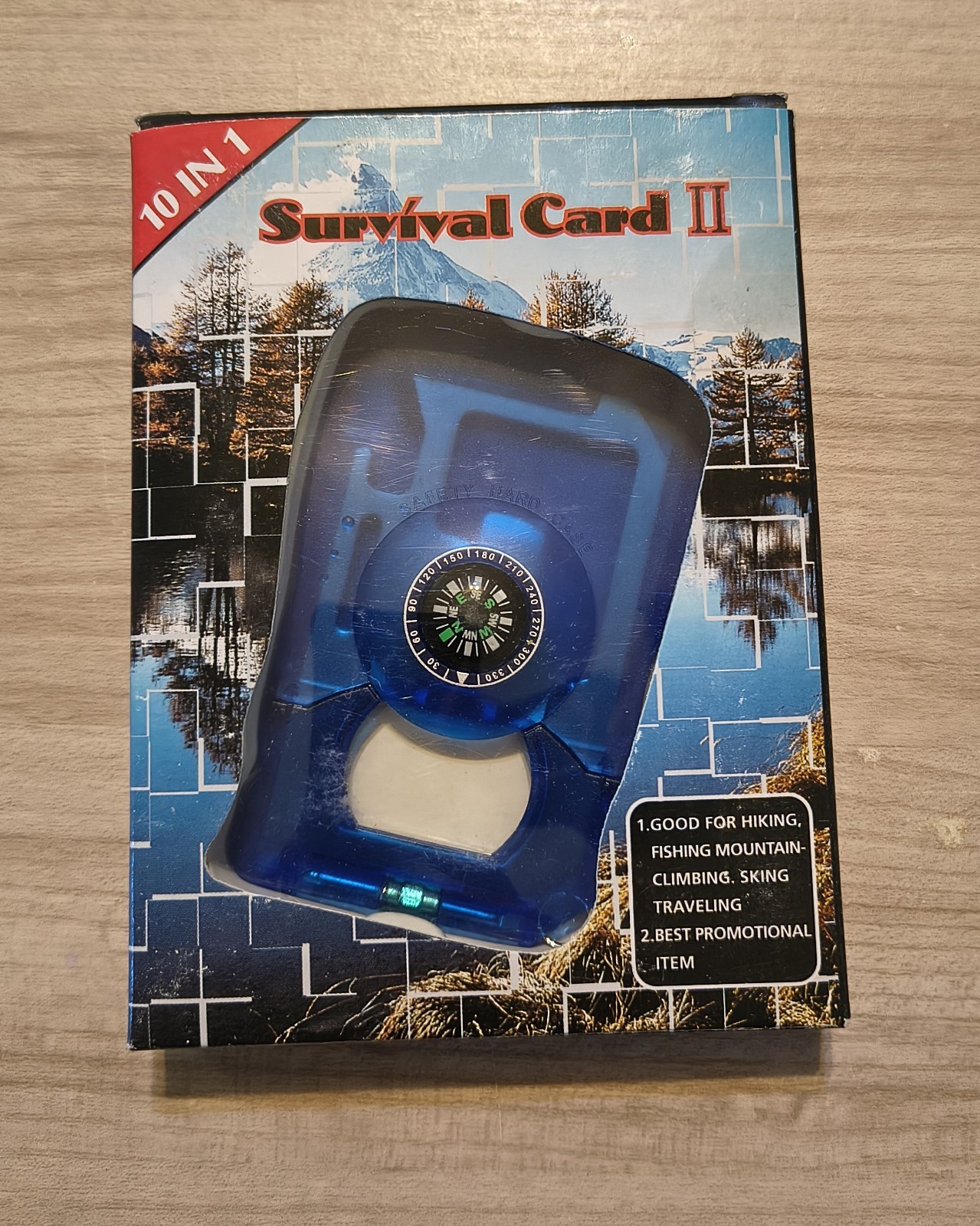 Survival Card II 10 In 1 Tools Compact Hiking Camping Fishing