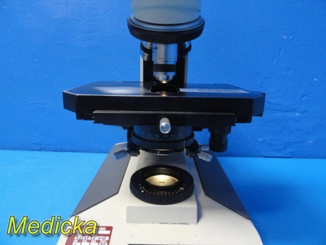 Olympus BH-2 Lab Microscope w/ Trinocular Head, 3 Objectives, Stage ~ 39208