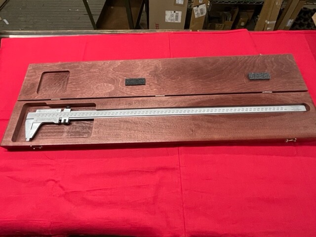 Starrett 123MZ-600 Master Vernier Caliper, Steel 0-600mm  IN STOCK