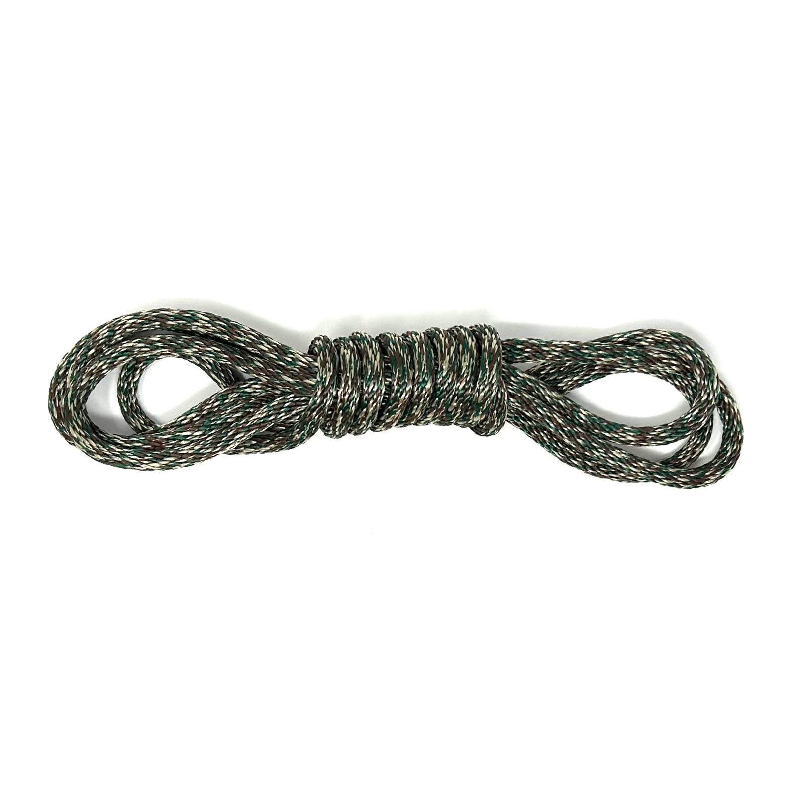 Mad Dog Products Bulk Rope ¼” x 150’ Camouflage Solid Braid Rope – Made in USA