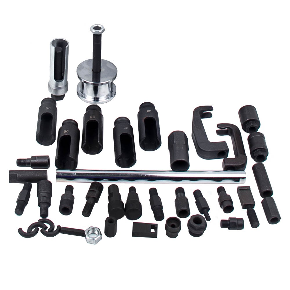 Auto Truck Diesel Injector Extractor Slide Hammer Puller Adapter Tool Kits 40PC