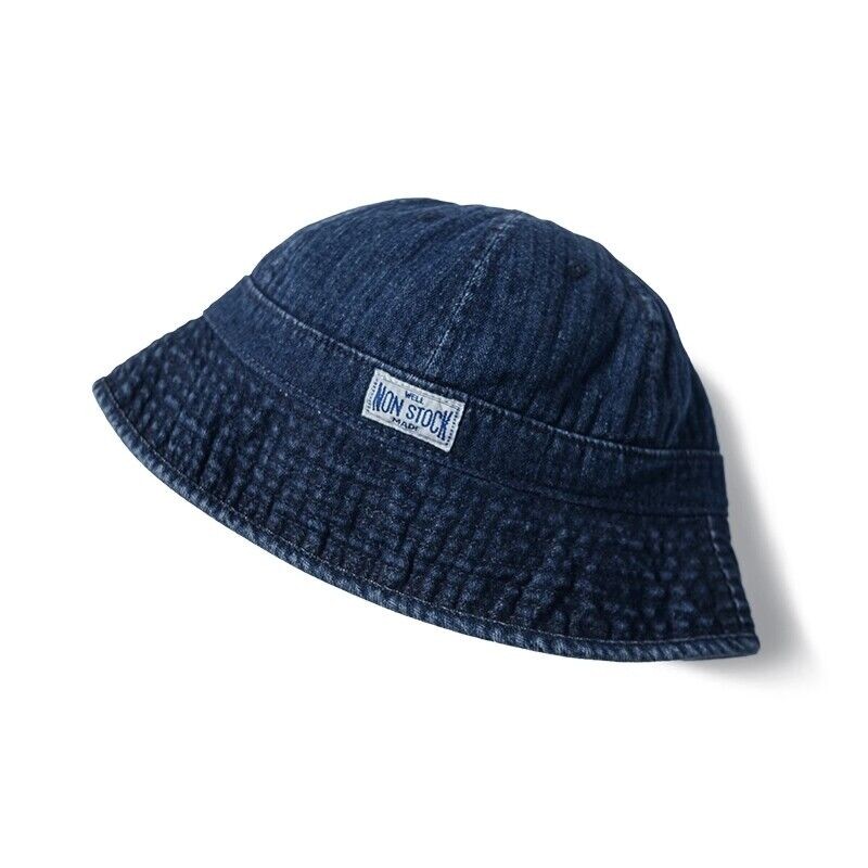 Non Stock 9.5OZ HBT Denim Bucket Hat Fisherman Sun Cap Fishing Hiking Safari Hat