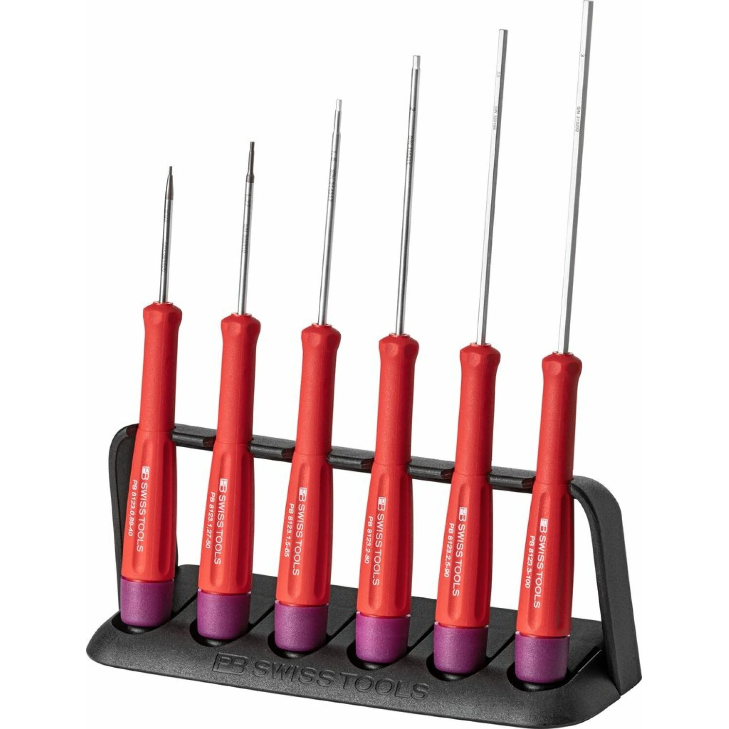 PB Swiss PB 8642 Electronics Screwdriver Set With Holder 6 Pieces