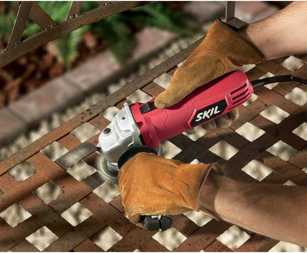 6.0 Amp 4.5 Inch Angle Grinder Electric Handheld Cutting Grinding Tool
